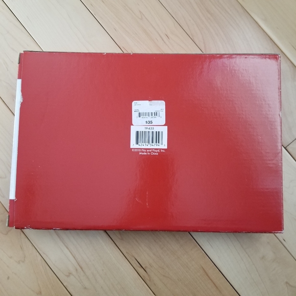 🌻Fitz & Floyd Frosty's Frolic Cheers Snack Tray - Picture 5 of 6